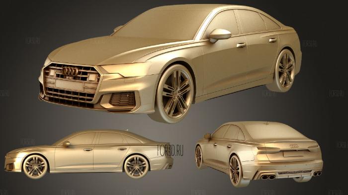 Audi S6 2020 stl model for CNC